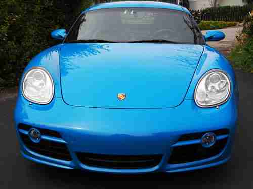 2007 PORSCHE CAYMAN S, 6,912 miles, MEXICAN BLUE FACTORY PAINT, 19