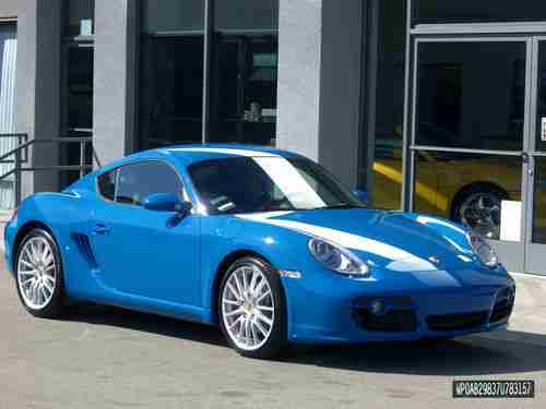 2007 PORSCHE CAYMAN S, 6,912 miles, MEXICAN BLUE FACTORY PAINT, 19