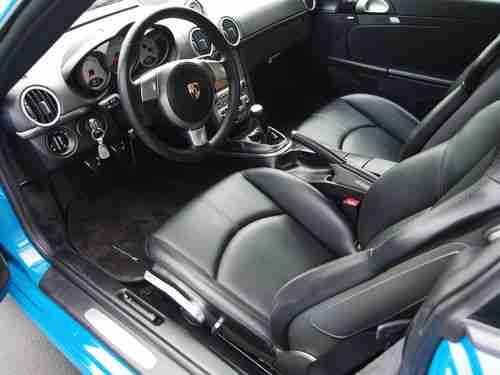 2007 PORSCHE CAYMAN S, 6,912 miles, MEXICAN BLUE FACTORY PAINT, 19
