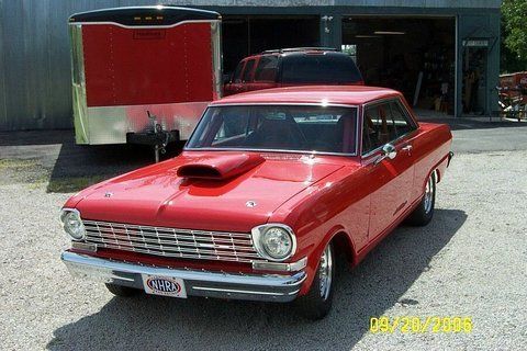 Restored street-strip 1962 chevrolet nova ,has new 406 740 horse power engine