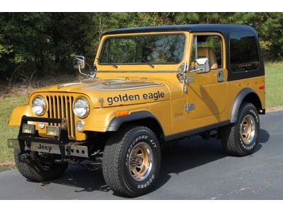 Cj-7 4wd inline 6-cylinder golden eagle edition runs great