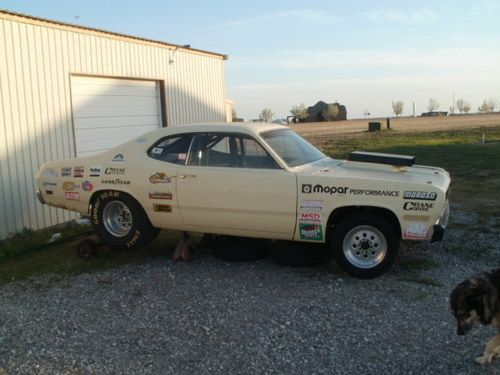 1970 plymouth duster drag race car no engine or trans  project not street legal