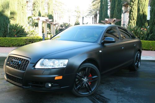 2008 audi a6 quattro s-line matte black show car fully loaded low reserve! a4 a8