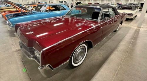 1967 lincoln continental convertible restored
