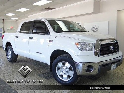 2008 toyota tundra 4x4 sr5 crewmax 5.7l trd sunroof 1~owner