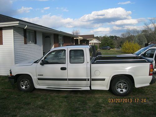 White extended cab one owner