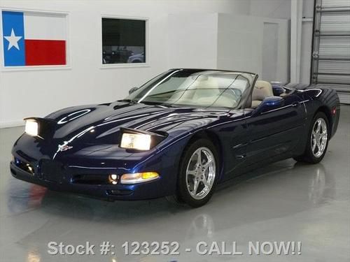 2004 chevy corvette convertible auto hud bose 37k miles texas direct auto