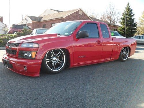 2004 chevrolet colorado ls extended cab pickup 3-door 3.5l bagged!!!