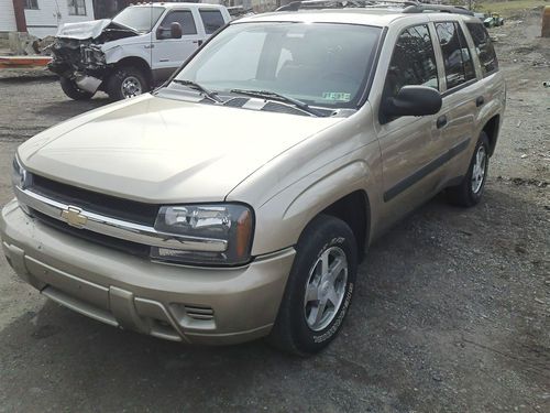 No reserve 2005 chevrolet trailblazer lt 4wd wrecked rebuildable salvage