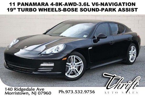 11 panamara 4-8k-awd-3.6l v6-navigation-19 turbo wheels-bose sound-park assist