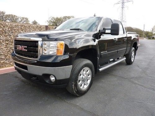 11 sierra 2500 hd slt z71 4wd duramax loaded crewcab/shortbed/nice/tx!