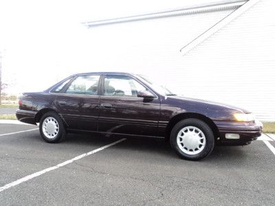 92 ford taurus lx 3.0 v6 super low 29,000 one owner miles no reserve