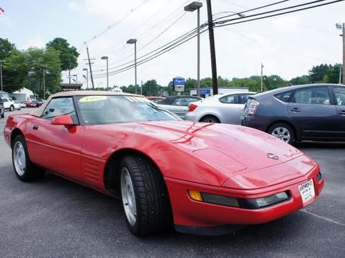 1992 chevrolet corvette base convertible 2-door 5.7l