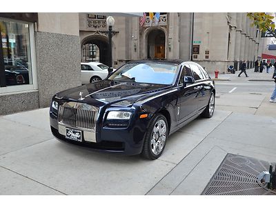 2012 rolls royce ghost swb.  midnight sapphire with moccasin.