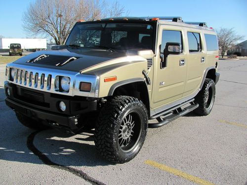 2005 hummer h2 luxury, heated leather, sunroof, bose, 3rd seat, 20's, no reserve