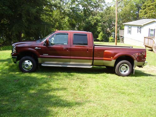 2005 ford f-350 super duty king ranch crew cab pickup 4-door 6.0l 5th wheel.