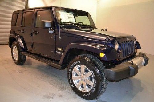 New 2013 jeep wrangler unlimited 4 door sahara free ship hard top l@@k