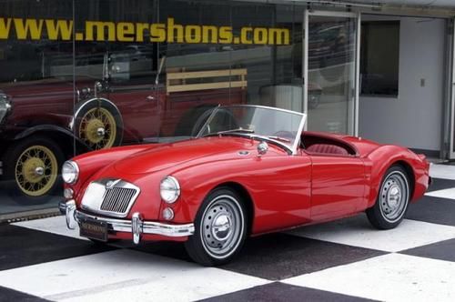 1960 red/red mga roadster! - free usa shipping