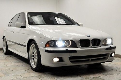 2003 bmw 540i m sport white/tan ext 4yr warranty