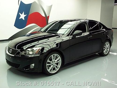 2007 lexus is350 sunroof nav rear cam climate seats 41k texas direct auto