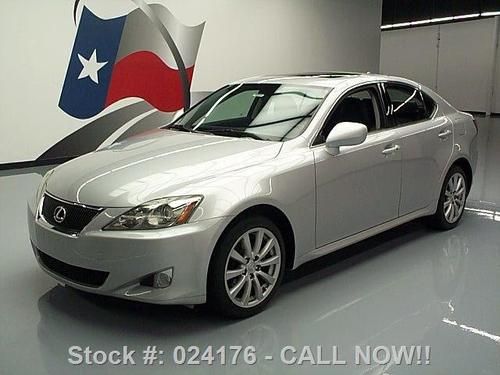 2008 lexus is250 awd leather sunroof nav rear cam 50k texas direct auto