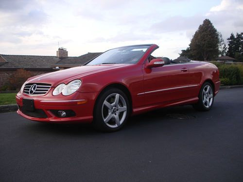 2005 mercedes-benz clk500 base convertible 2-door 5.0l