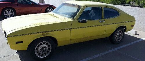 1976 mercury capri v6 4 spd runs &amp; drives project car, not ford mustang or vega
