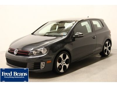 11 GTI Front Wheel Drive 2.0L Turbo 6 speed Manual Bluetooth Wireless One Owner, image 1