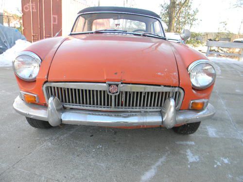 1967 mgb roadster project factory hardtop