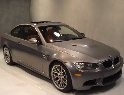 2011 11 bmw m3 coupe grey/tan 32k miles 4.0liter v8 6spd manual rwd 1 owner!!!!!