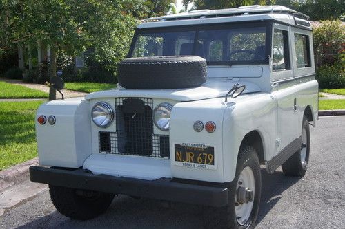 Land rover defender station wagon safari 1965 very rare 4 cyl