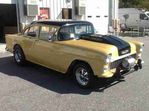 1955 Hot Rod Chevy gasser Chevrolet bel air old skool rod street rod, image 3