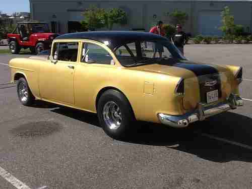1955 Hot Rod Chevy gasser Chevrolet bel air old skool rod street rod, image 4
