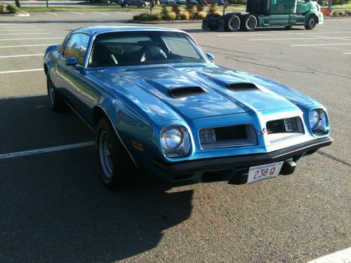 1975 pontiac firebird formula 350 tribute 4 speed!!!!!!!!!