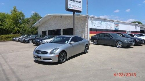 2004 g35 coupe1 owner texas car.only 56k miles.leather.auto.heated seats.nice