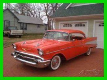 57 chevrolet bel air sport coupe, nice restoration with a 283/270 power pack