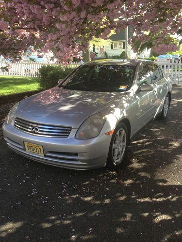 2004 beautiful sliver slate infiniti g35 sedan!!!!