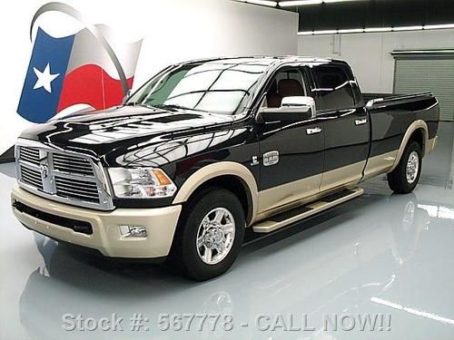 2011 ram 2500 laramie longhorn diesel sunroof nav 30k! texas direct auto