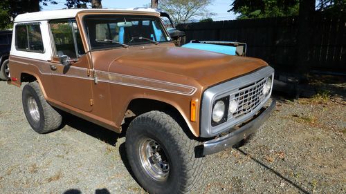 1972 jeep super commando 2 4x4 full removable hardtop original paint