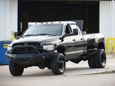 05 ram 3500 slt (5.9) cummins h.o  (6spd) lift armor new-nittos afe exhaaust tx