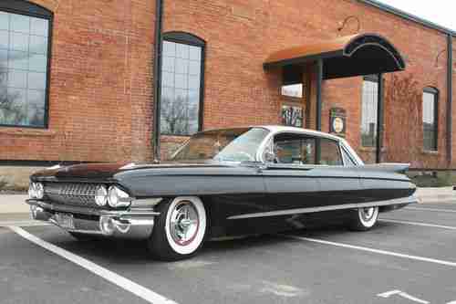 1961 Cadillac, suede, hot rod, rockabilly, wide whites, lowrider, flat black, image 4