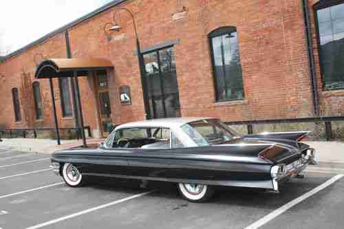 1961 Cadillac, suede, hot rod, rockabilly, wide whites, lowrider, flat black, image 5