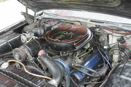 1961 Cadillac, suede, hot rod, rockabilly, wide whites, lowrider, flat black, image 9