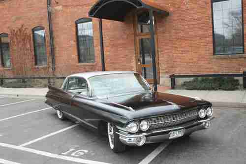 1961 Cadillac, suede, hot rod, rockabilly, wide whites, lowrider, flat black, image 10