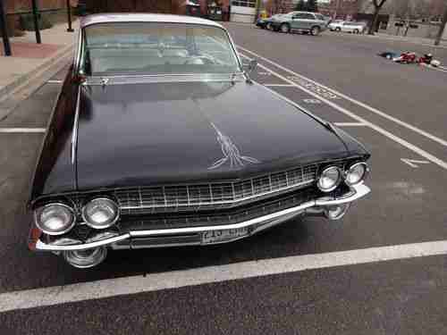 1961 Cadillac, suede, hot rod, rockabilly, wide whites, lowrider, flat black, image 11