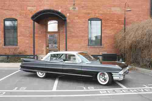 1961 Cadillac, suede, hot rod, rockabilly, wide whites, lowrider, flat black, image 13