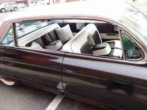 1961 Cadillac, suede, hot rod, rockabilly, wide whites, lowrider, flat black, image 15
