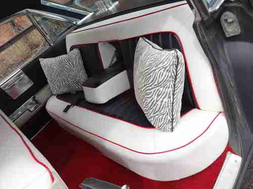 1961 Cadillac, suede, hot rod, rockabilly, wide whites, lowrider, flat black, image 20