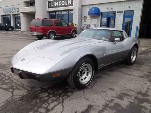 1978 corvette anniversery edition t-tops automatic fresh  pa inspection
