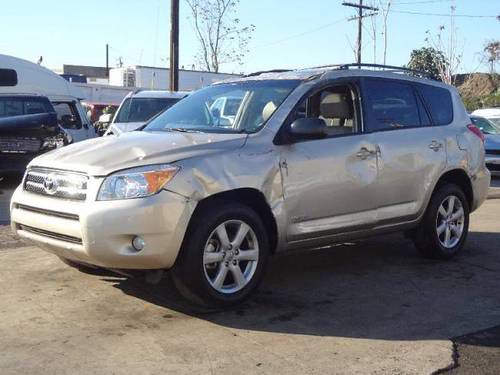 2007 toyota rav4 damadge repairable rebuilder 4wd 4dr spor will not last runs